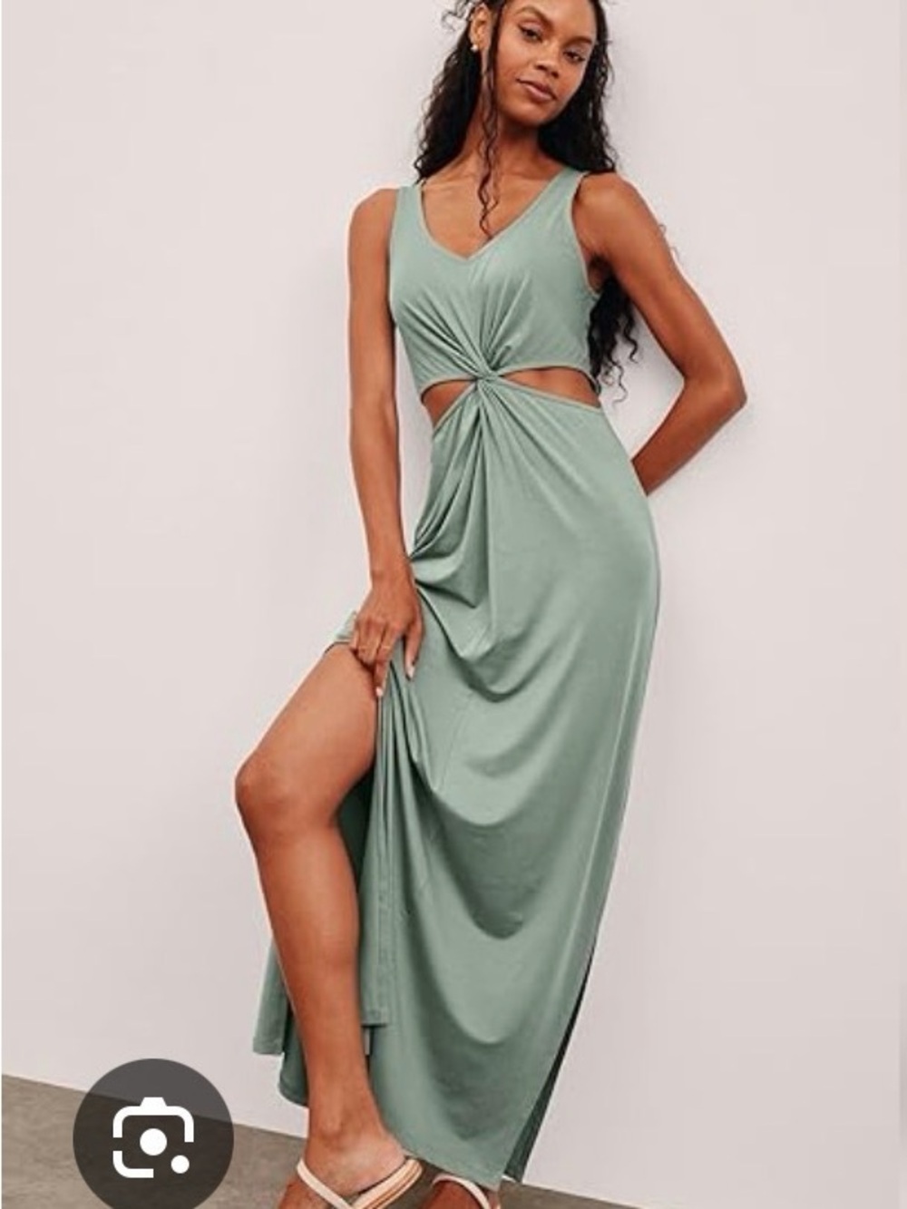 Beyond Yoga Sage Around The World Maxi Dress in size Small